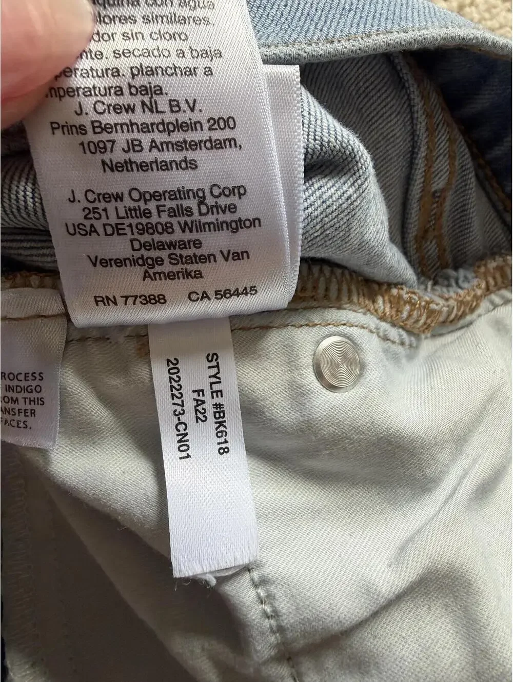 28 J.Crew Demi Bootcut Raw Hem Jeans